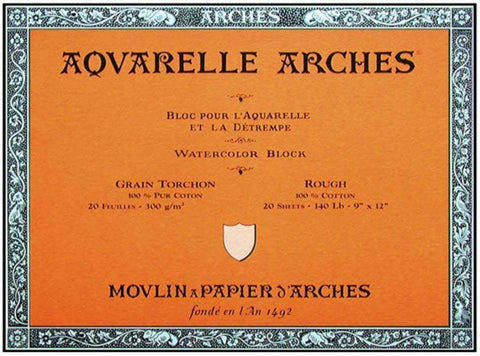 ARCHES BLOCKS ARCHES 300gsm / Rough / 23x31cm Arches Watercolour Blocks