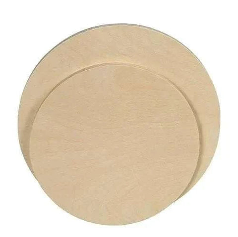 ALESANDRO CANVAS ALESANDRO Pack 10 / 30cm Round Artist Birch Round Panels 22mm Depth