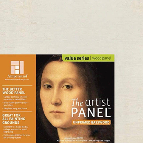 Ampersand Unprimed Basswood Panels CLEARANCE