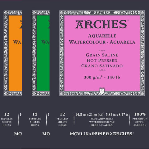 ARCHES PADS Arches Watercolour Pads 300gsm
