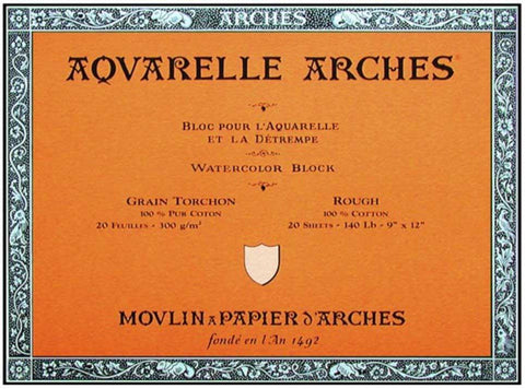 ARCHES BLOCKS ARCHES 300gsm / Rough / 31x31cm Arches Watercolour Blocks