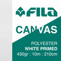 FILA CANVAS Polyester FILA Polyester 430gsm Polyester White Primed 215cm x 10m