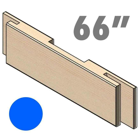 SYDNEY STRETCHERS PINE Cross / Blue / 66'' (1676mm) Hoop Pine Bracing