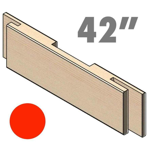 SYDNEY STRETCHERS PINE Cross / Red / 42" (1067mm) Hoop Pine Bracing