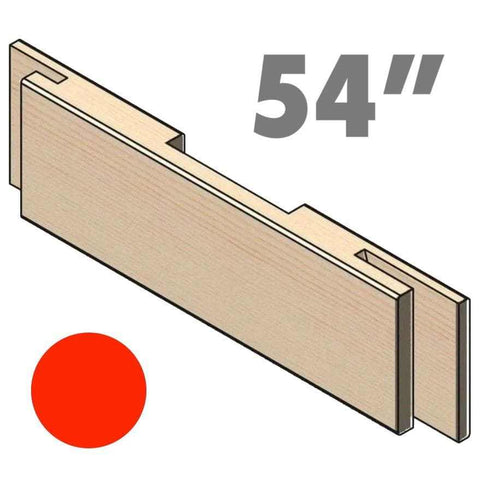 SYDNEY STRETCHERS PINE Cross / Red / 54'' (1372mm) Hoop Pine Bracing